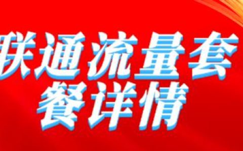 29元版联通大王卡2.0套餐资费公布
