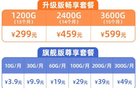 流量卡上网随身wifi套餐推荐