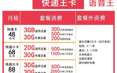 月租48元/月！三款好用的全国流量通话卡推荐