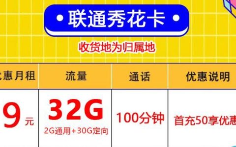 联通有什么低月租流量卡？