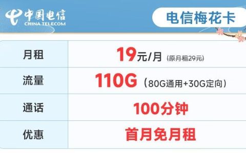 两款激活就送话费的电信流量卡，充值100送240元，超级划算