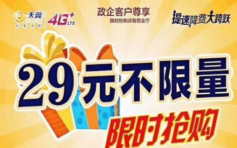29元无限流量卡申请入口