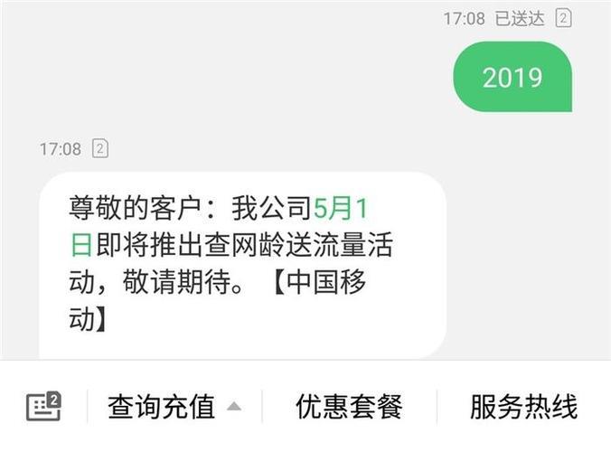 2023年，哪些运营商有查网龄领流量？