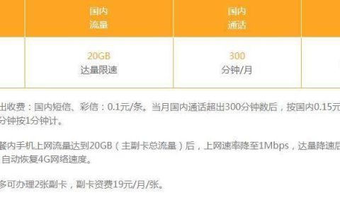 性价比高、流量充足！天翼畅享20g99元套餐来了