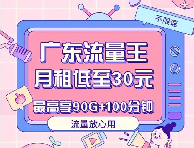 广东流量王：月租低廉，流量充足，广东用户必备