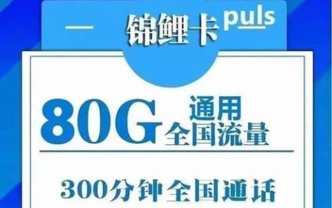中国电信锦鲤卡套餐，超值流量畅享不停