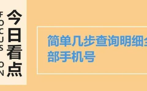 怎样查询名下的电话卡号？3种方法，快速了解自己名下电话卡数量