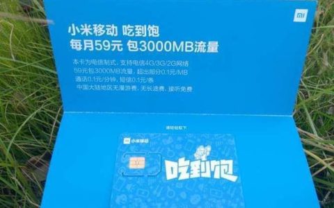 小米移动一元一天任性用一月多少钱？