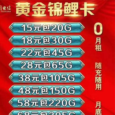 电信锦鲤卡：专属大学生的福利套餐