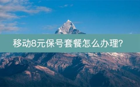 2023年手机号保号最低费用是多少？