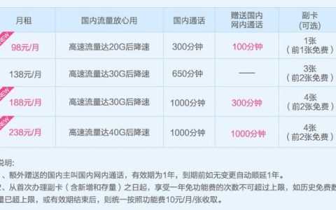 2023移动最划算套餐推荐，流量大、通话多、价格低
