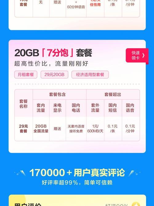 小米流量卡套餐介绍