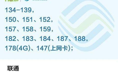 185是联通还是移动？一文看懂号段归属