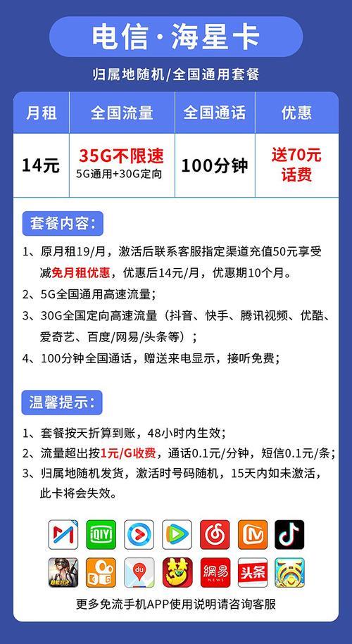 电信200g流量卡推荐，月租低，流量多，不限速