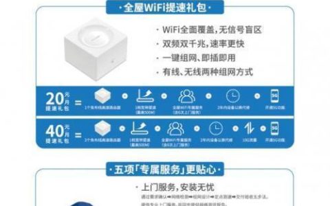 电信宽带全屋覆盖，让家中无死角