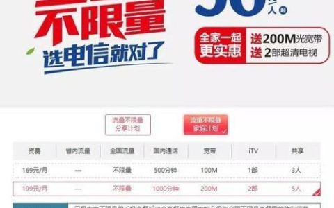 电信19元宽带，低价不意味着差品质