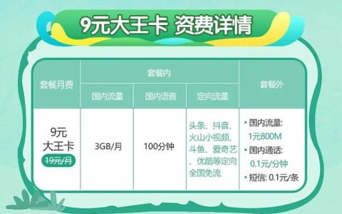 电信9元随心卡办理入口，开卡流程详解
