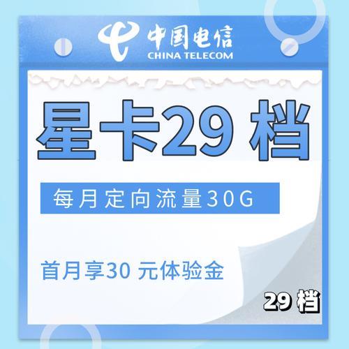 电信29元卡申请入口，畅享4G流量