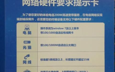 电信宽带300兆办理攻略，教你轻松办理高速宽带