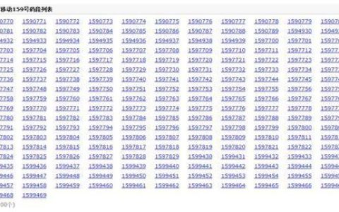 159开头的号码是哪里的？