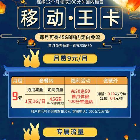 中国移动大王卡19元，流量、通话双重满足
