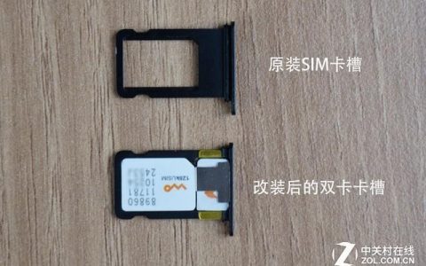 苹果手机卡槽哪个是卡1卡2？