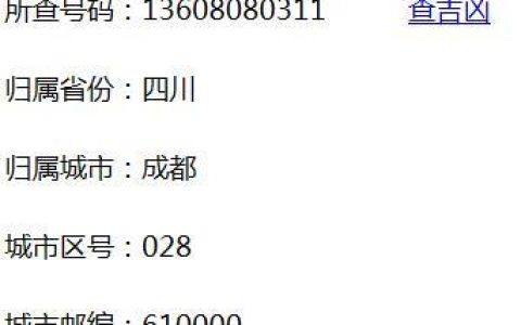 610000是哪里的邮编？
