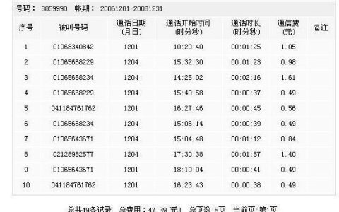 通话记录网上查询：便捷高效获取通话历史