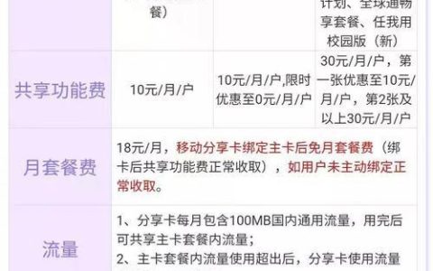 手机副卡办理多少钱？