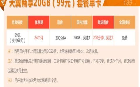 iFree电信卡流量套餐介绍：超值选择，畅享高速网络