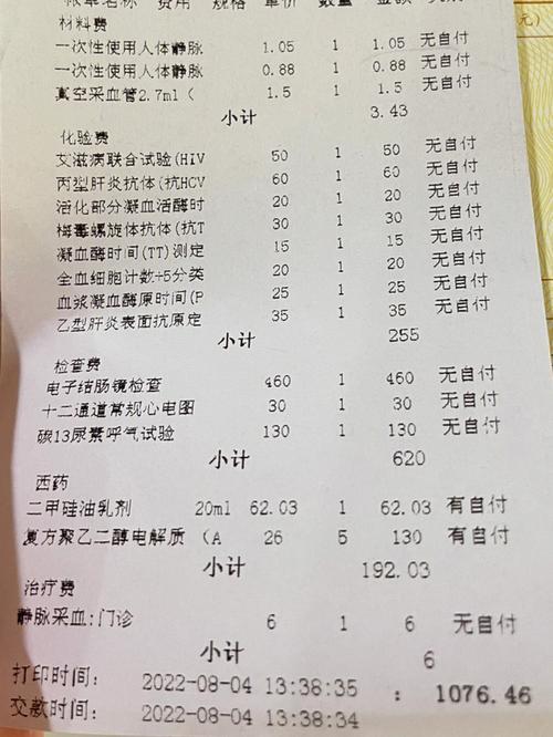 肠镜检查要花多少钱？
