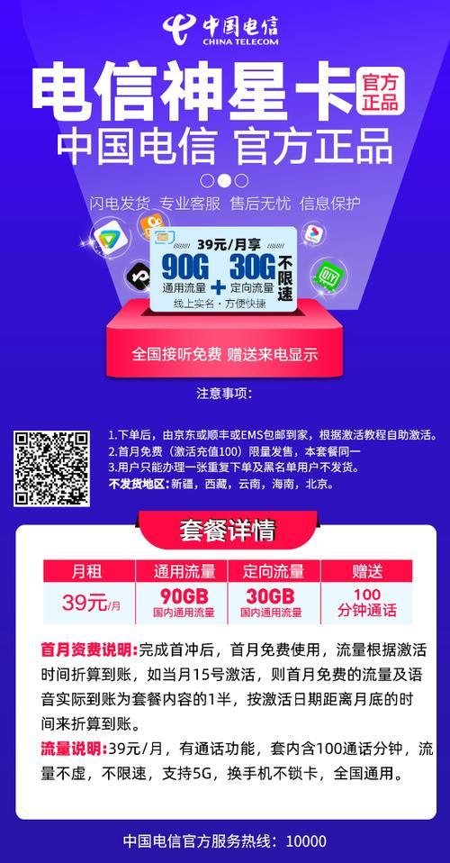 电信卡39元不限量套餐介绍：高性价比之选？
