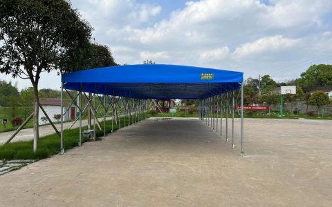 汕头移动推拉篷：遮阳避雨，灵活便捷