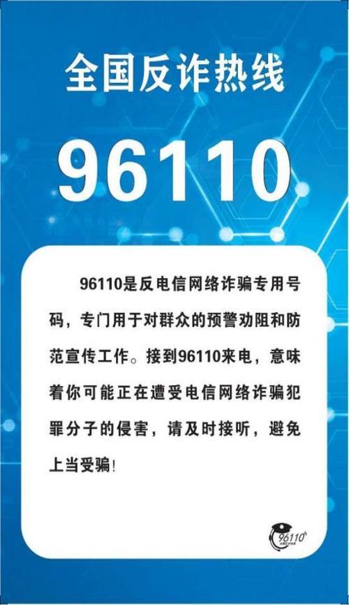 96110电话是什么电话？