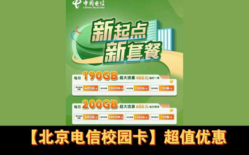 电信校园卡：大学生专属优惠套餐