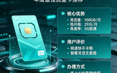 别再被“无限流量”割韭菜了！2026年公认最硬核的流量卡到底长啥样？