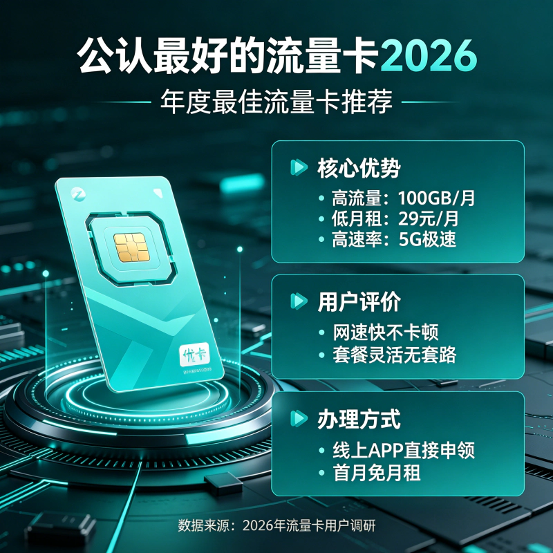 别再被“无限流量”割韭菜了!2026年公认最硬核的流量卡到底长啥样?