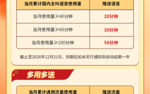 广电多用多送活动规则（2026年最新）
